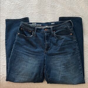 J CREW Women Boyfriend Jeans - Blue